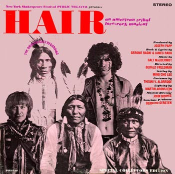 Various : Hair (An American Tribal Love-Rock Musical) (LP, Album, RE, S/Edition, Ind)