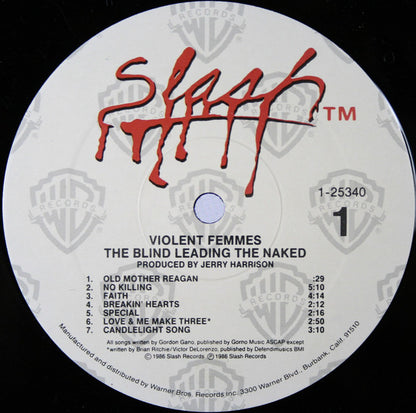 Violent Femmes : The Blind Leading The Naked (LP, Album, Spe)