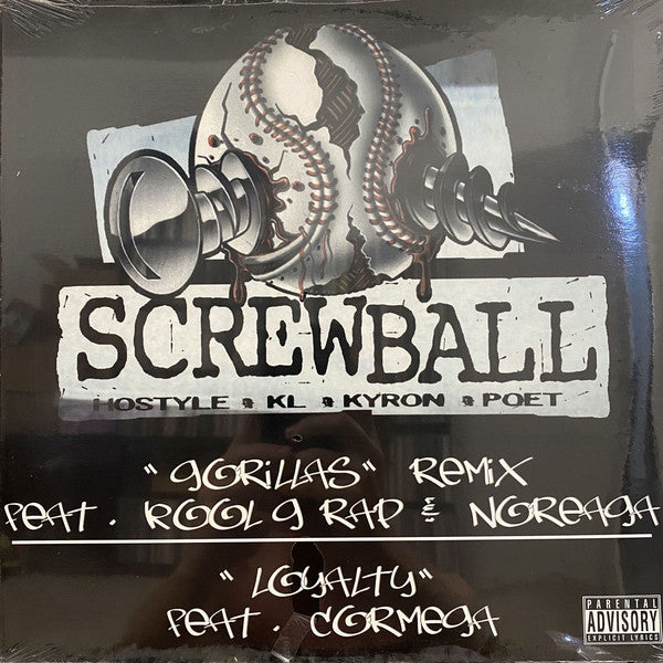 Screwball : Gorillas (Remix) (12", Single)