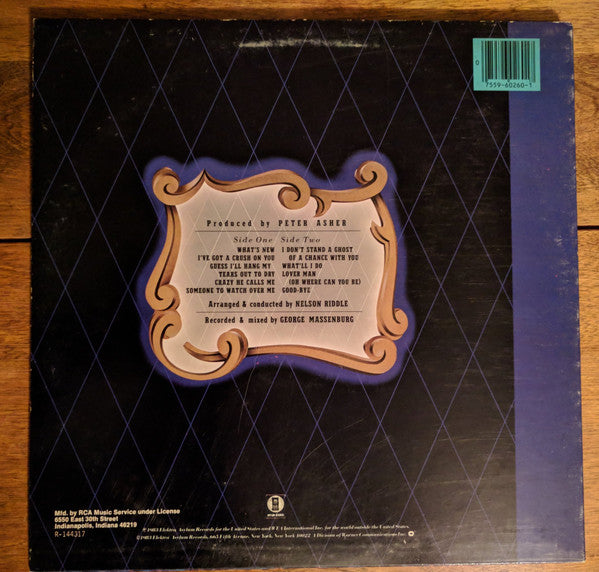 Linda Ronstadt & Nelson Riddle And His Orchestra : What's New (LP, Album, Club, RCA)