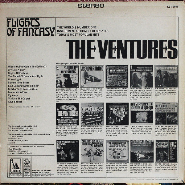 The Ventures : Flights Of Fantasy (LP, Album)