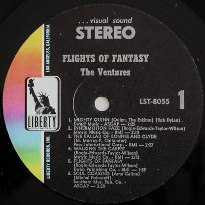 The Ventures : Flights Of Fantasy (LP, Album)