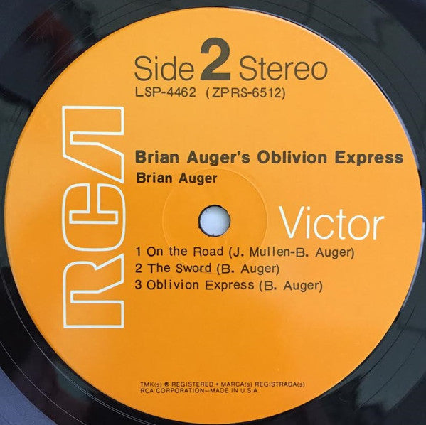 Brian Auger's Oblivion Express : Brian Auger's Oblivion Express (LP, Album)