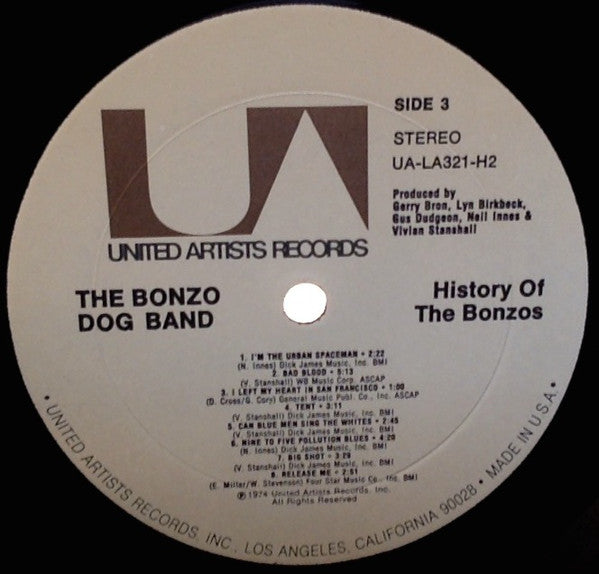 Bonzo Dog Doo-Dah Band : The History Of The Bonzos (2xLP, Comp, Gat)