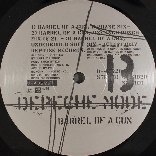 Depeche Mode : Barrel Of A Gun (12", Single)