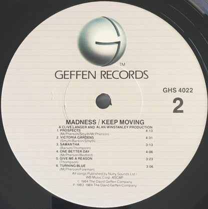 Madness : Keep Moving (LP, Album, Jac)