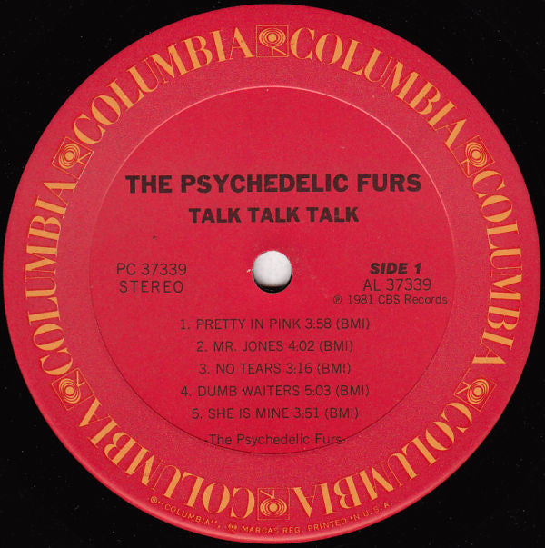 The Psychedelic Furs : Talk Talk Talk (LP, Album, RE, Ter)