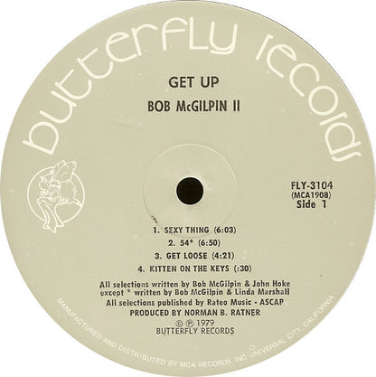 Bob McGilpin : Get Up (LP, Album)
