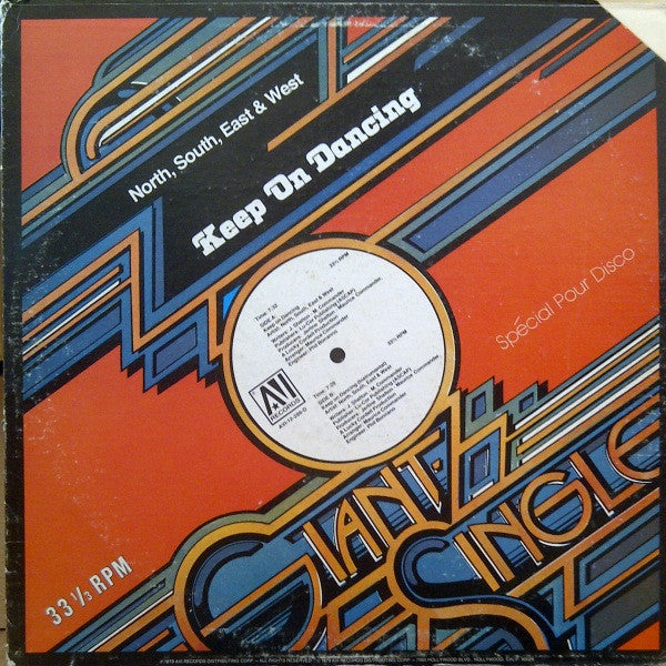 North, South, East & West : Keep On Dancing (12", Single, Promo)