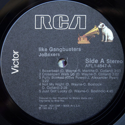 JoBoxers : Like Gangbusters (LP, Album, Ind)