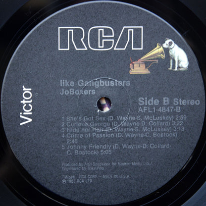 JoBoxers : Like Gangbusters (LP, Album, Ind)
