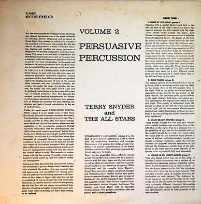 Terry Snyder And The All Stars : Persuasive Percussion Volume 2 (LP, Gat)
