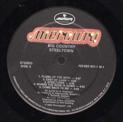 Big Country : Steeltown (LP, Album, Hau)
