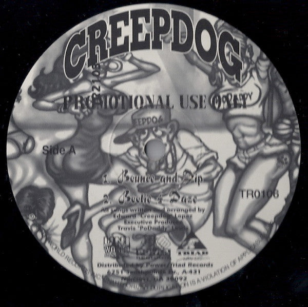 Creep Dog : Bounce And Dip (12", Promo)