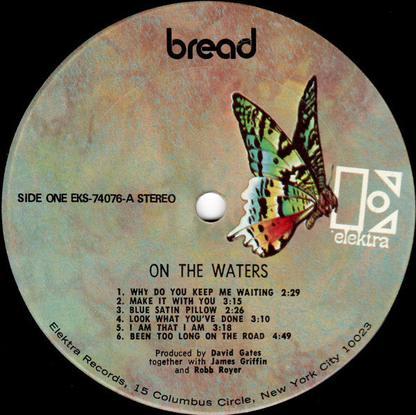 Bread : On The Waters (LP, Album, Ter)