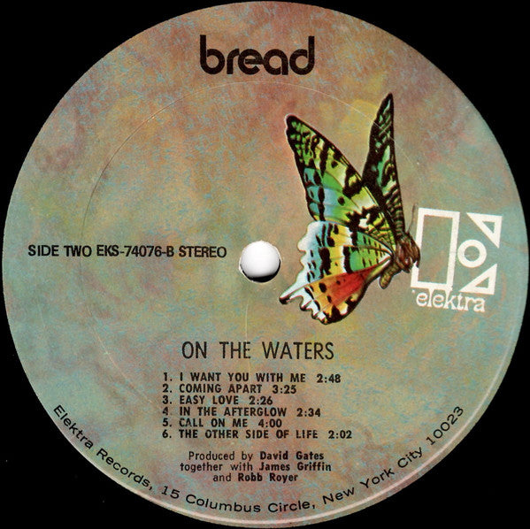 Bread : On The Waters (LP, Album, Ter)