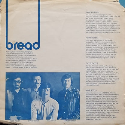Bread : On The Waters (LP, Album, Ter)
