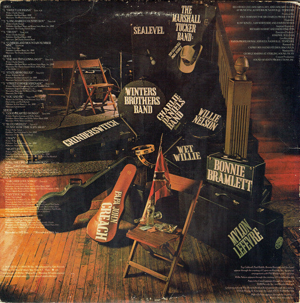 The Charlie Daniels Band : Volunteer Jam III And IV (2xLP, Album, Blu)