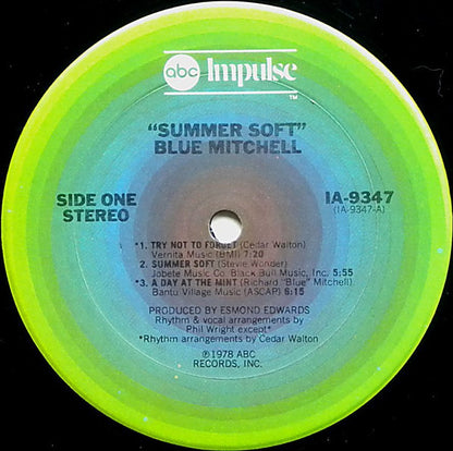 Blue Mitchell : Summer Soft (LP, Album)