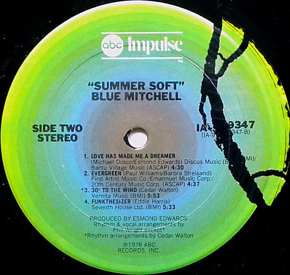 Blue Mitchell : Summer Soft (LP, Album)