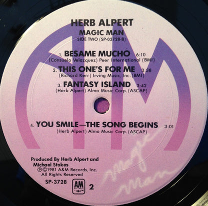 Herb Alpert : Magic Man (LP, Album, Ter)