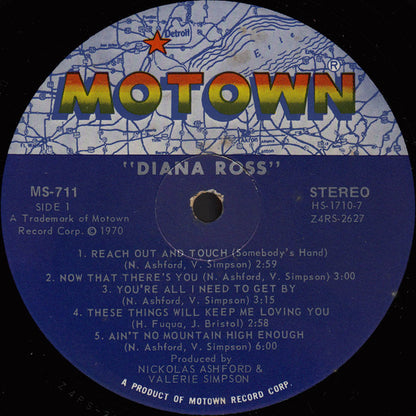 Diana Ross : Diana Ross (LP, Album, Ind)
