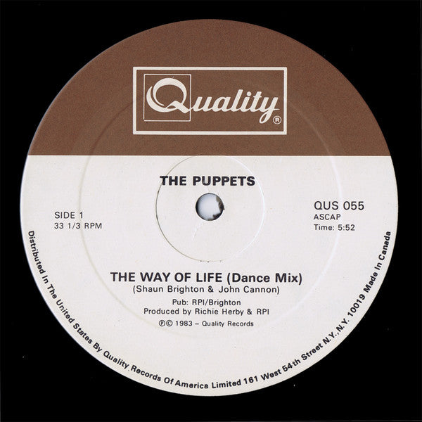 The Puppets : The Way Of Life (12")