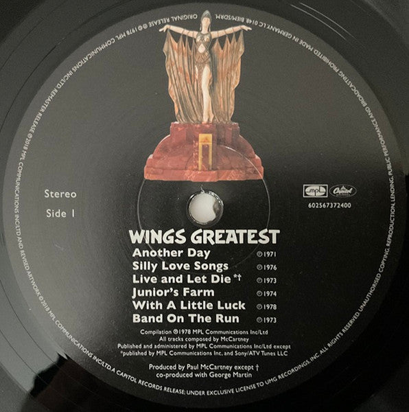 Wings (2) : Wings Greatest (LP, Comp, RE, RM, 180)