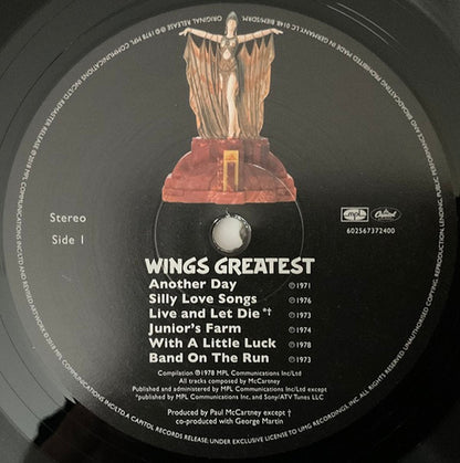 Wings (2) : Wings Greatest (LP, Comp, RE, RM, 180)