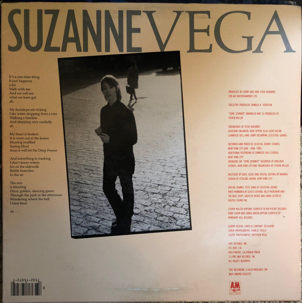 Suzanne Vega : Suzanne Vega (LP, Album, Ele)