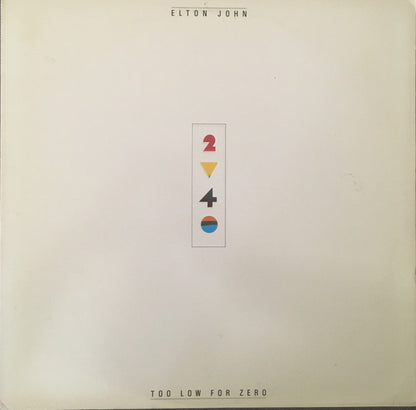 Elton John : Too Low For Zero (LP, Album, Club)