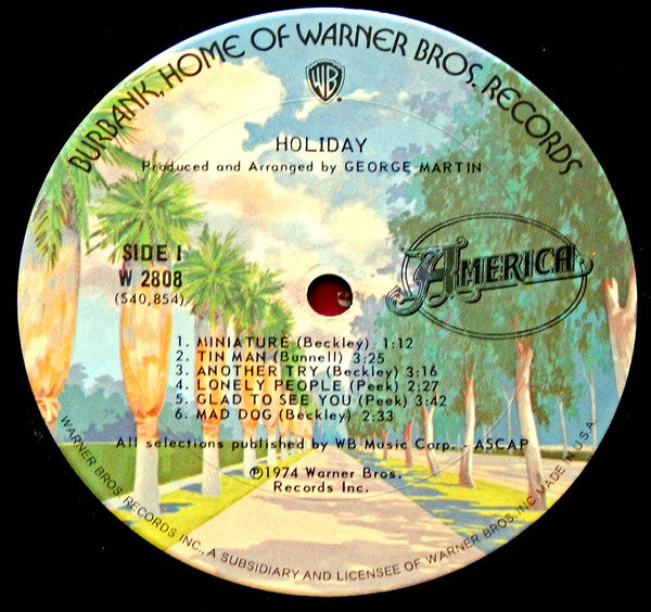 America (2) : Holiday (LP, Album)