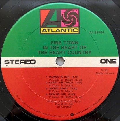 Fire Town : In The Heart Of The Heart Country (LP, Album, Club)