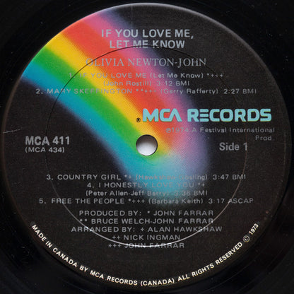Olivia Newton-John : If You Love Me Let Me Know (LP, Album)
