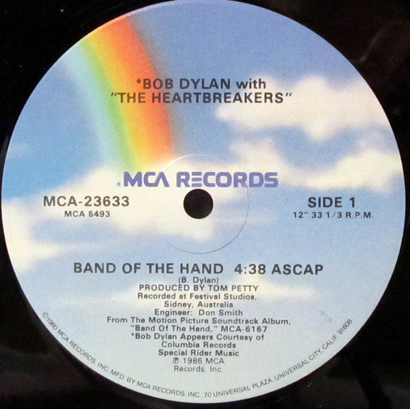 Bob Dylan With Tom Petty And The Heartbreakers : Band Of The Hand (12")