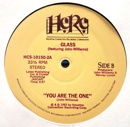 Glass (3) Featuring John Williams (19) : Bedrok / You Are The One (12", RP)