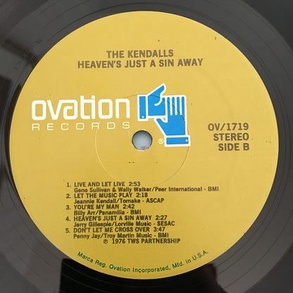 The Kendalls : Heaven's Just A Sin Away (LP, Album)