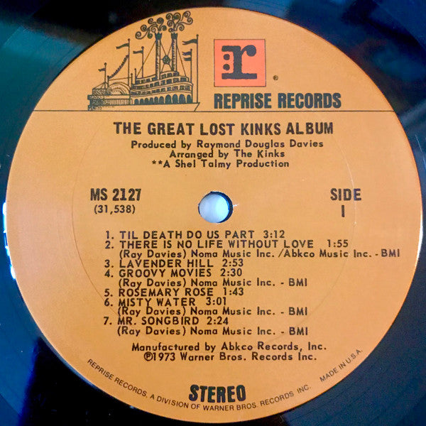 The Kinks : The Great Lost Kinks Album (LP, Album, Mono, San)