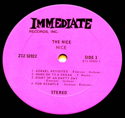 The Nice : Nice (LP, Album, San)