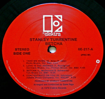 Stanley Turrentine : Betcha (LP, Album, PRC)
