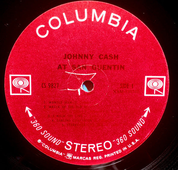Johnny Cash : Johnny Cash At San Quentin (LP, Album, RCA)
