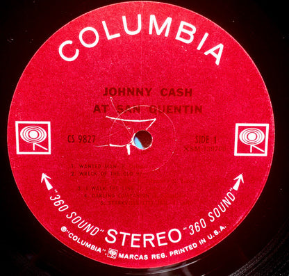 Johnny Cash : Johnny Cash At San Quentin (LP, Album, RCA)