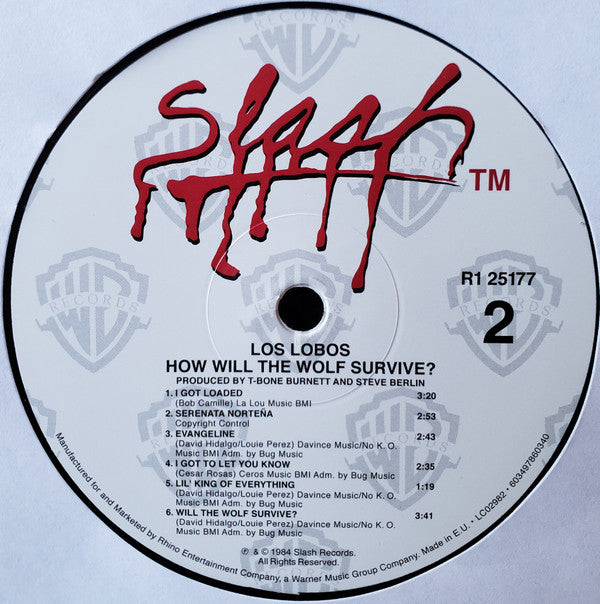 Los Lobos : How Will The Wolf Survive? (LP, Album, RE, RM, 180)