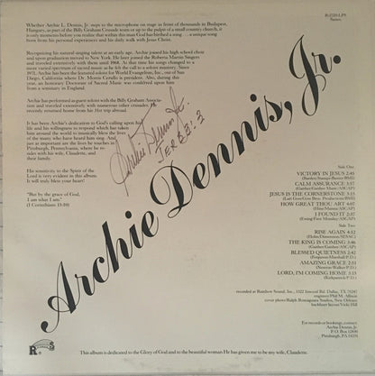 Archie Dennis Jr : Archie (LP, Album)