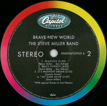 Steve Miller Band : Brave New World (LP, Album, RE, RM, 180)