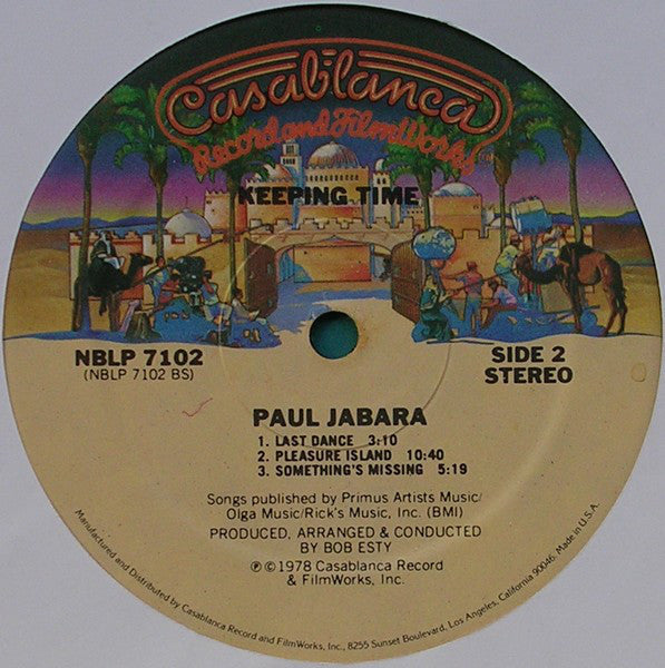 Paul Jabara : Keeping Time (LP, Album)
