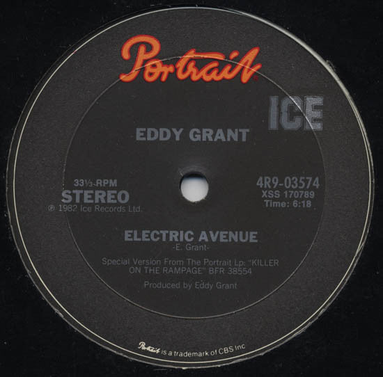 Eddy Grant : Electric Avenue / Time Warp (12", Single)