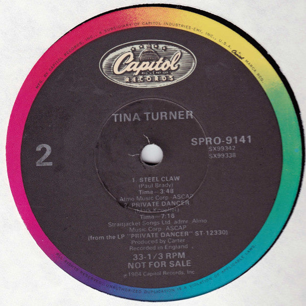 Tina Turner : Tina Turner (12", Promo)