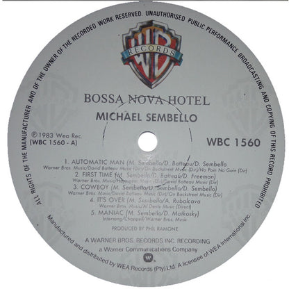 Michael Sembello : Bossa Nova Hotel (LP, Album)