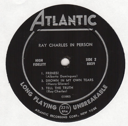 Ray Charles : Ray Charles In Person (LP, Album, Mono)